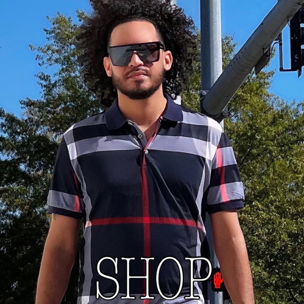 Plaid Polo